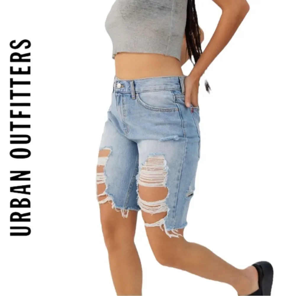 NEW Urban Outfitters UO BDG Baggy Women's Bermuda Denim Shorts 24 26 27 28 29